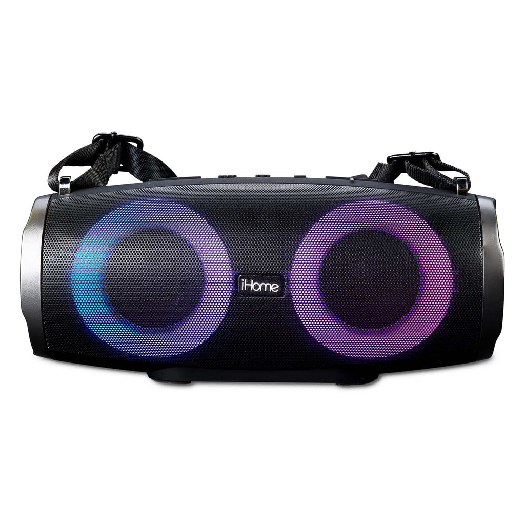 iHome Bluetooth Speaker Boombox With Fm Radio And Color Changing Lights