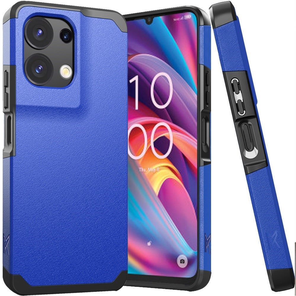 HR PREMIUM TOUGH STRONG HYBRID (MAGNET MOUNT FRIENDLY) CASE COVER FOR TCL K32 / K33 5G - CLASSIC BLUE
