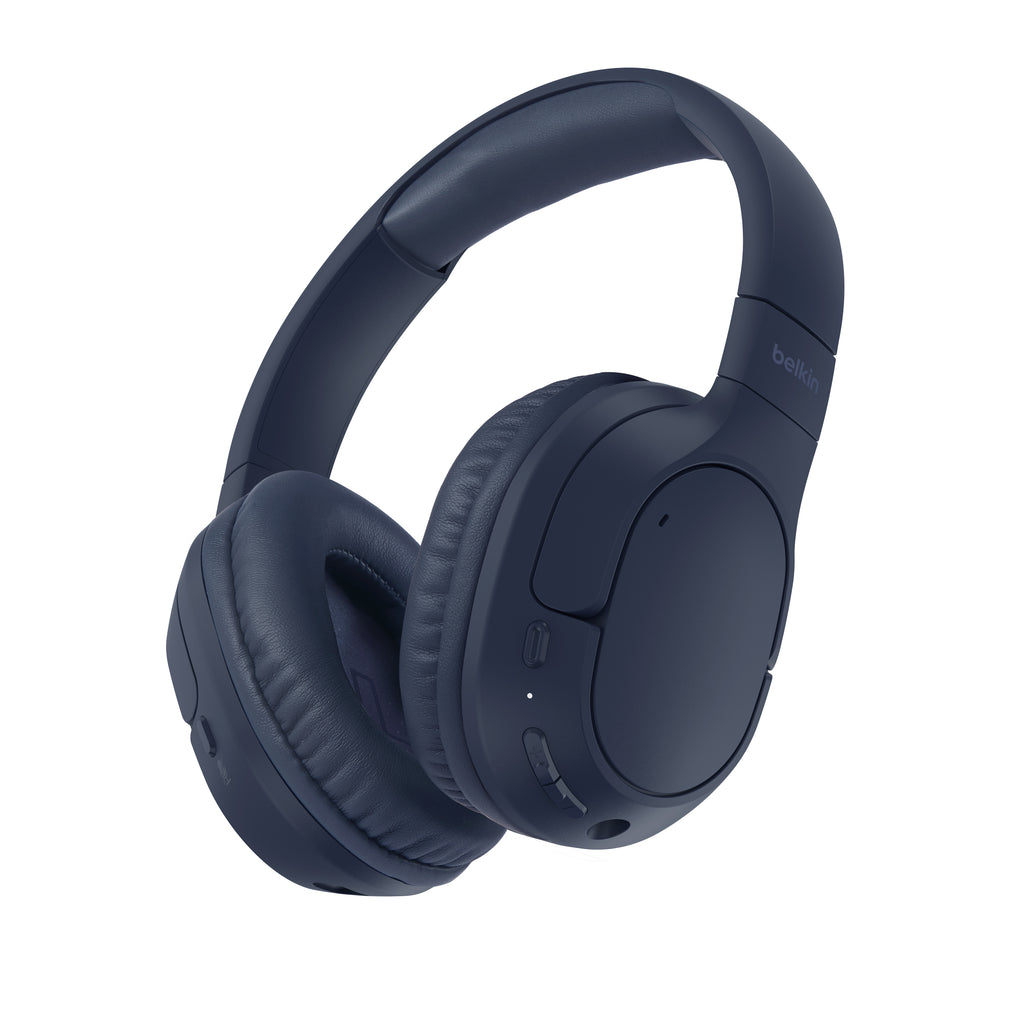 Belkin Surround Over-Ear Enc Headphones - Blue