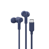 Belkin Usb-C Wired Earbuds W/ Adjustable Volume Limiter - Blue