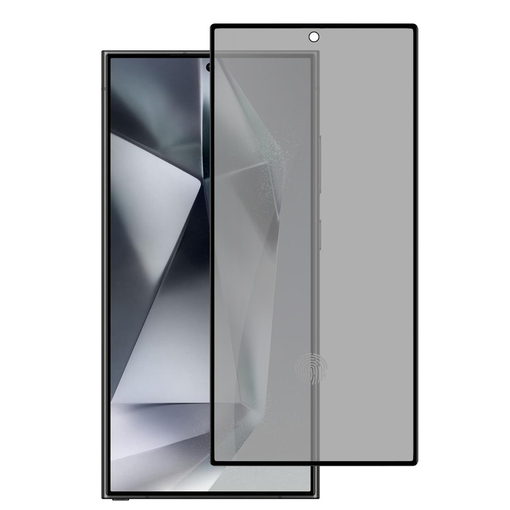 METKASE BLACK EDGED TEMPERED GLASS IN BULK WHITE PAPER CARD PACKAGE FOR SAMSUNG S26 ULTRA - BLACK