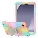 Premium Butterfly Kickstand 3-In-1 Tough Hybrid Case Cover With Shoulder Strap For Samsung A9 Plus / A11 Plus 11