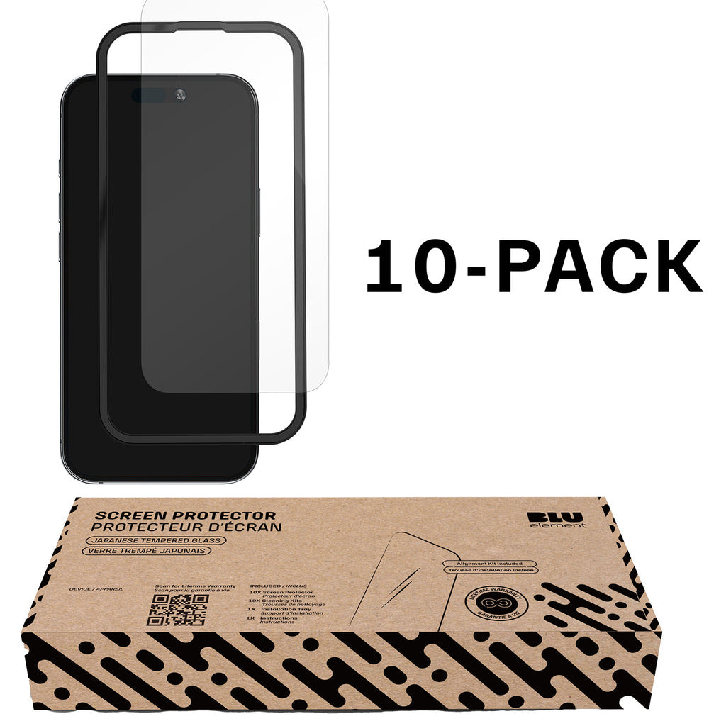Blu Element 10-Pack Of Bulk Screen Protectors With Installation Kit For Moto G Play 2024/Moto G 5G 2024)