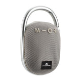 Max Power Clip On Bluetooth Speaker For Indoor/Outdoor Use - Grey