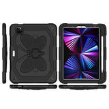 Premium Butterfly Kickstand 3-In-1 Tough Hybrid Case W/ Shoulder Strap For Samsung A9 / PlusA11 Plus 11