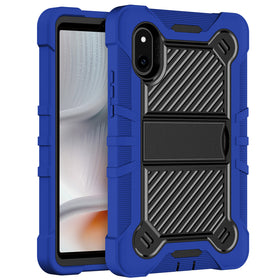 HR Premium Tough Tablet Strong Kickstand Hybrid Case Cover For Blu Tab One 5G - Blue