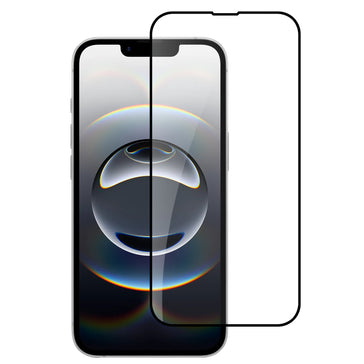 Metkase Black Edged Tempered Glass In Bulk White Paper Card Package For iPhone 16E / SE4 / 17E- Black
