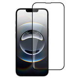Metkase Black Edged Tempered Glass In Bulk White Paper Card Package For iPhone 16E / SE4 / 17E- Black