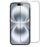 Metkase Black Edged Tempered Glass In Bulk White Paper Card Package For iPhone 17 Pro Max - Black