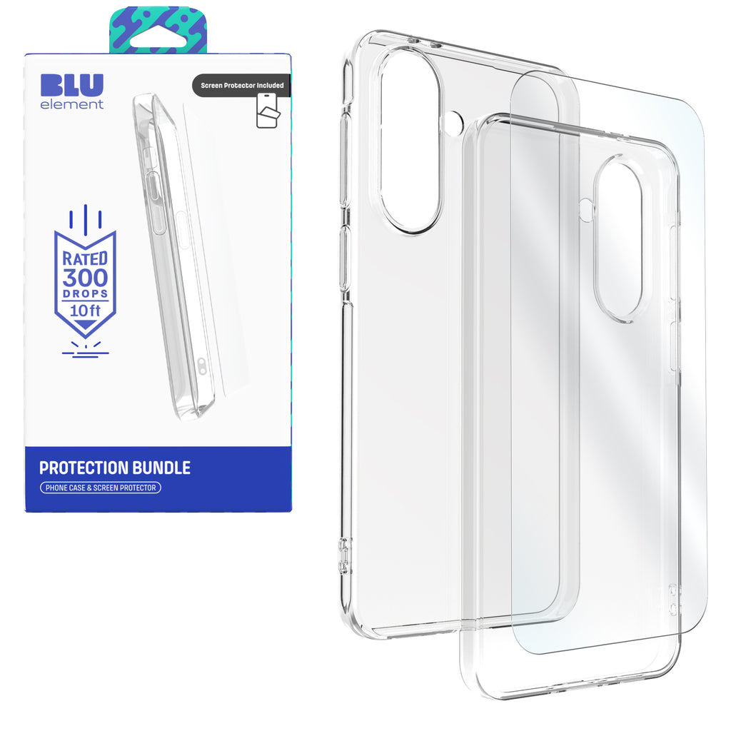 Blu Element Gelskin Case With Screen Protector For Samsung Galaxy A17 (120-10722) - Clear