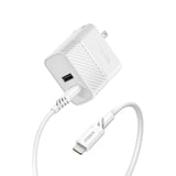Otterbox 24W 2 Port USB-A Wall Charging Kit W/ 1M USB-A To Lightning Cable - Cloud Dream