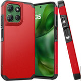 HR Premium (Original Series) Tough Strong Shockproof Hybrid Case In Slide-Out Package For Motorola Moto G Power 5G 2025/2026 - Red