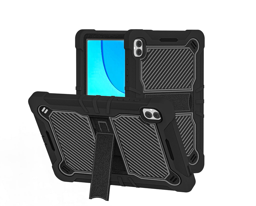 Premium Tough Tablet Strong Kickstand Hybrid Case For Celero 5G Tab - Black