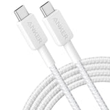 Anker 322 Braided USB-C To USB-C 6' Cable - White